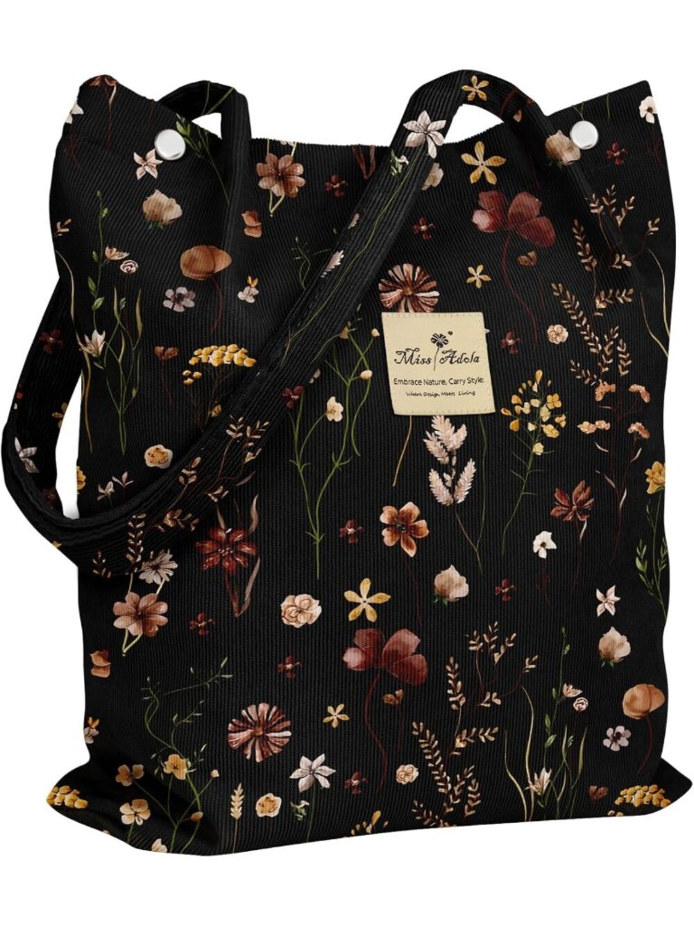 Chic Aesthetic Corduroy Tote Bag for Women - Stylish, Versatile & Trendy